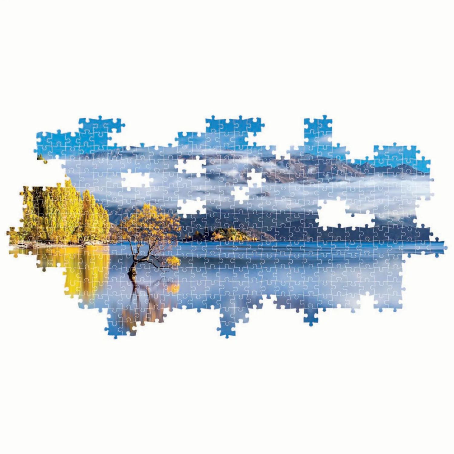 Clementoni Panoramapuzzel Wanaka's Gouden Weerspiegelingen, 1000st. New