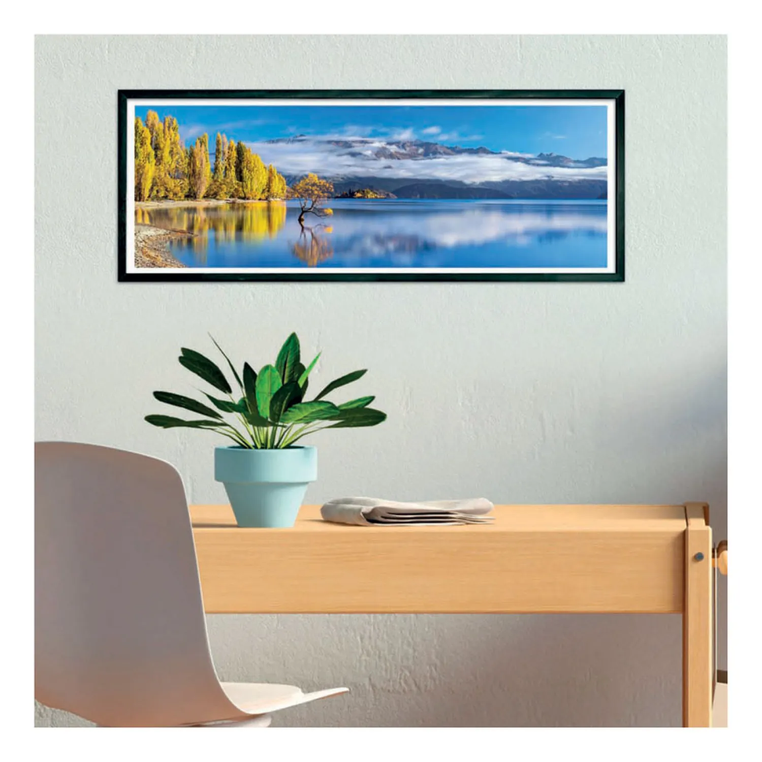 Clementoni Panoramapuzzel Wanaka's Gouden Weerspiegelingen, 1000st. New