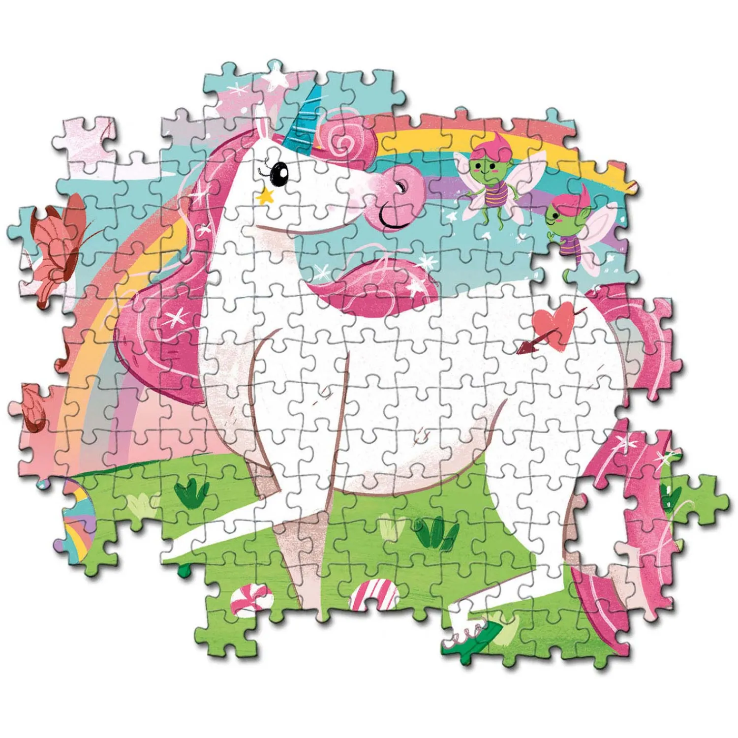 Puzzel Eenhoorn, 104st.-Clementoni New