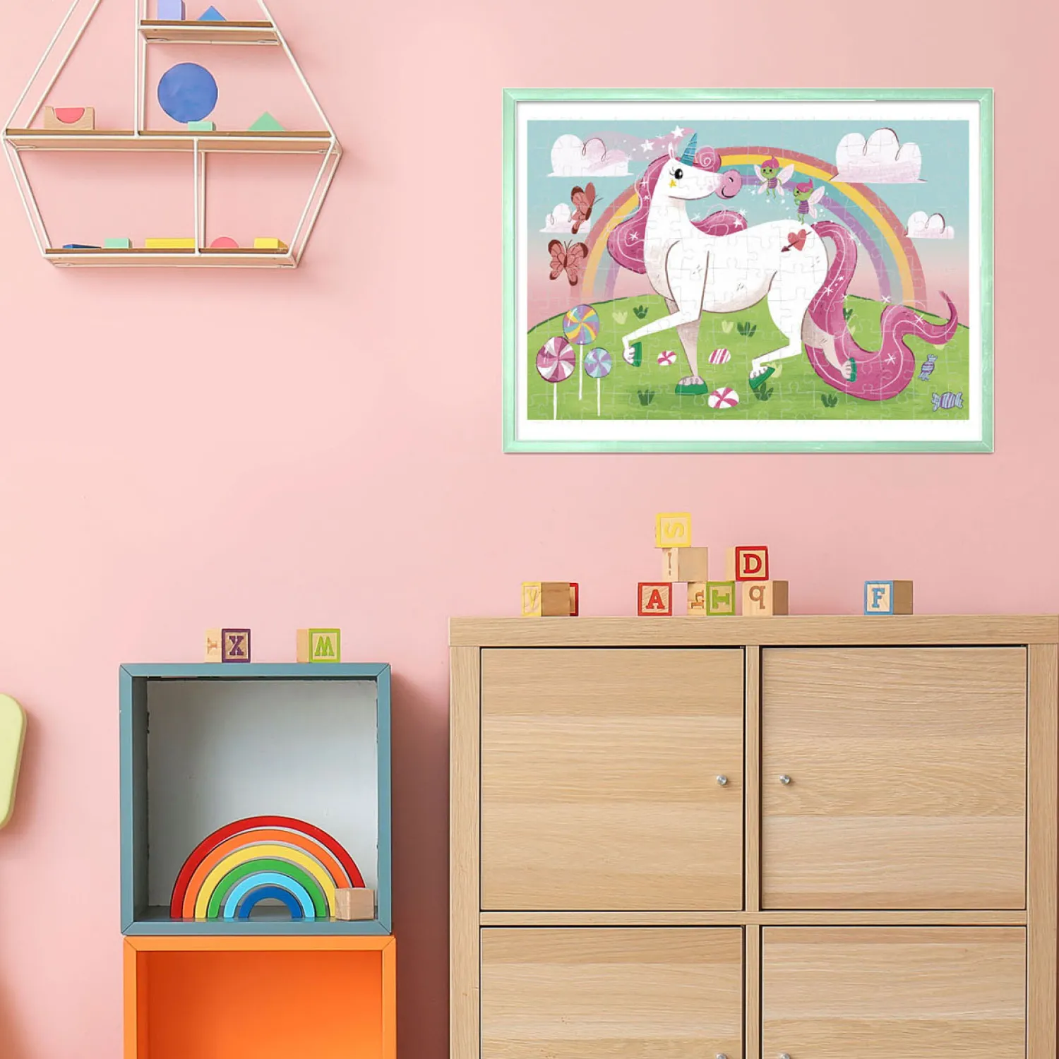 Puzzel Eenhoorn, 104st.-Clementoni New