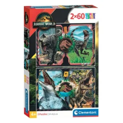 Puzzel Jurassic World, 2x60st.>Clementoni Outlet
