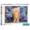Puzzel Kat met Bloemen, 500st.>Clementoni New