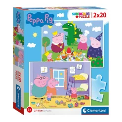 Clementoni Puzzel Peppa Pig, 2x20st. Discount