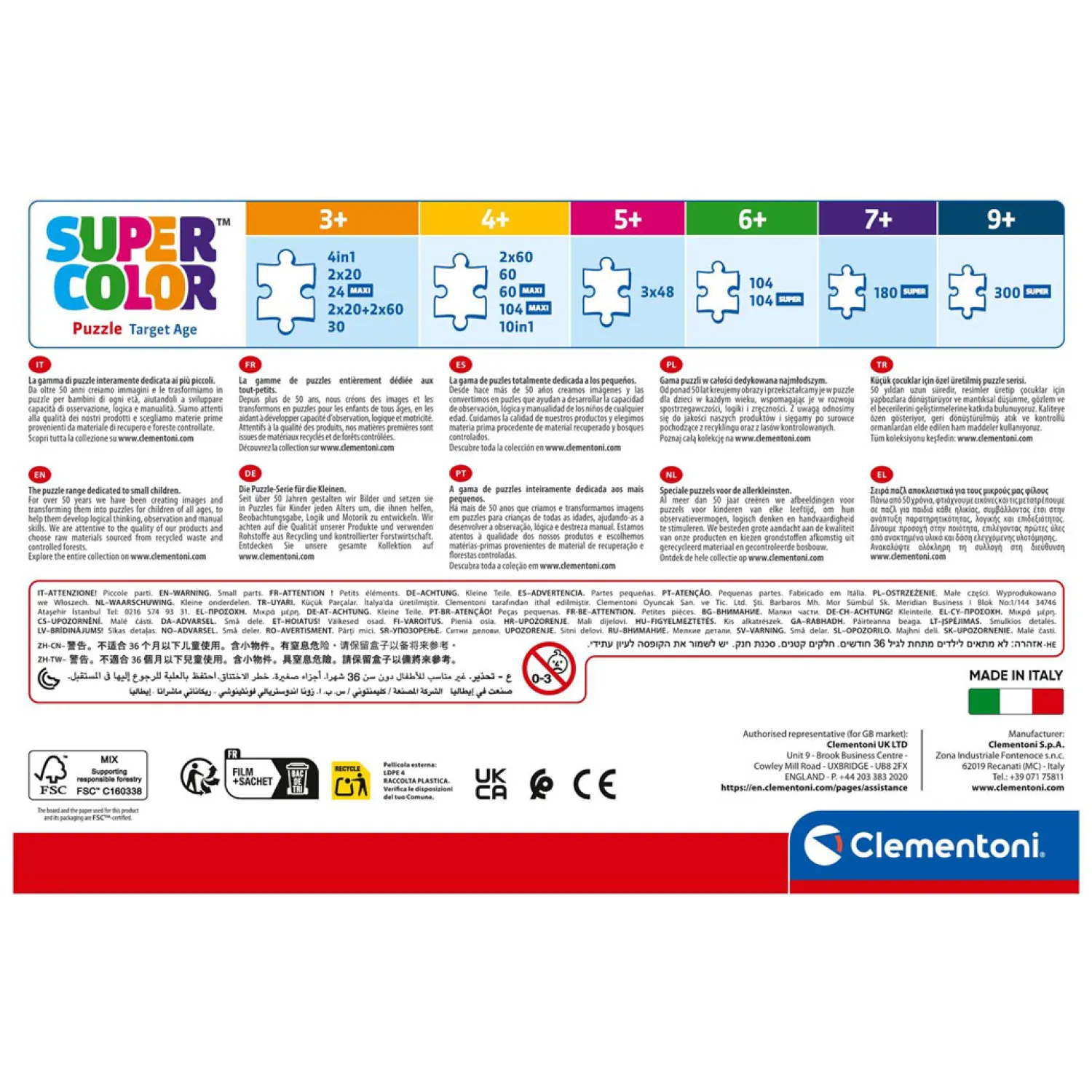 Puzzel Unicorn Academy - 104dlg.-Clementoni Online