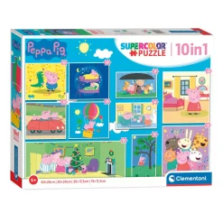 Puzzels Peppa Pig, 10in1>Clementoni Clearance