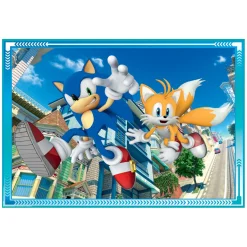 Puzzels Sonic, 4in1-Clementoni Hot