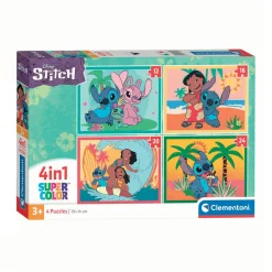 Clementoni Super Color Legpuzzel 4in1 Stitch Best