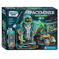 Wetenschap en Spel - Space Miner Robotica 3in1 Bouwset>Clementoni Clearance