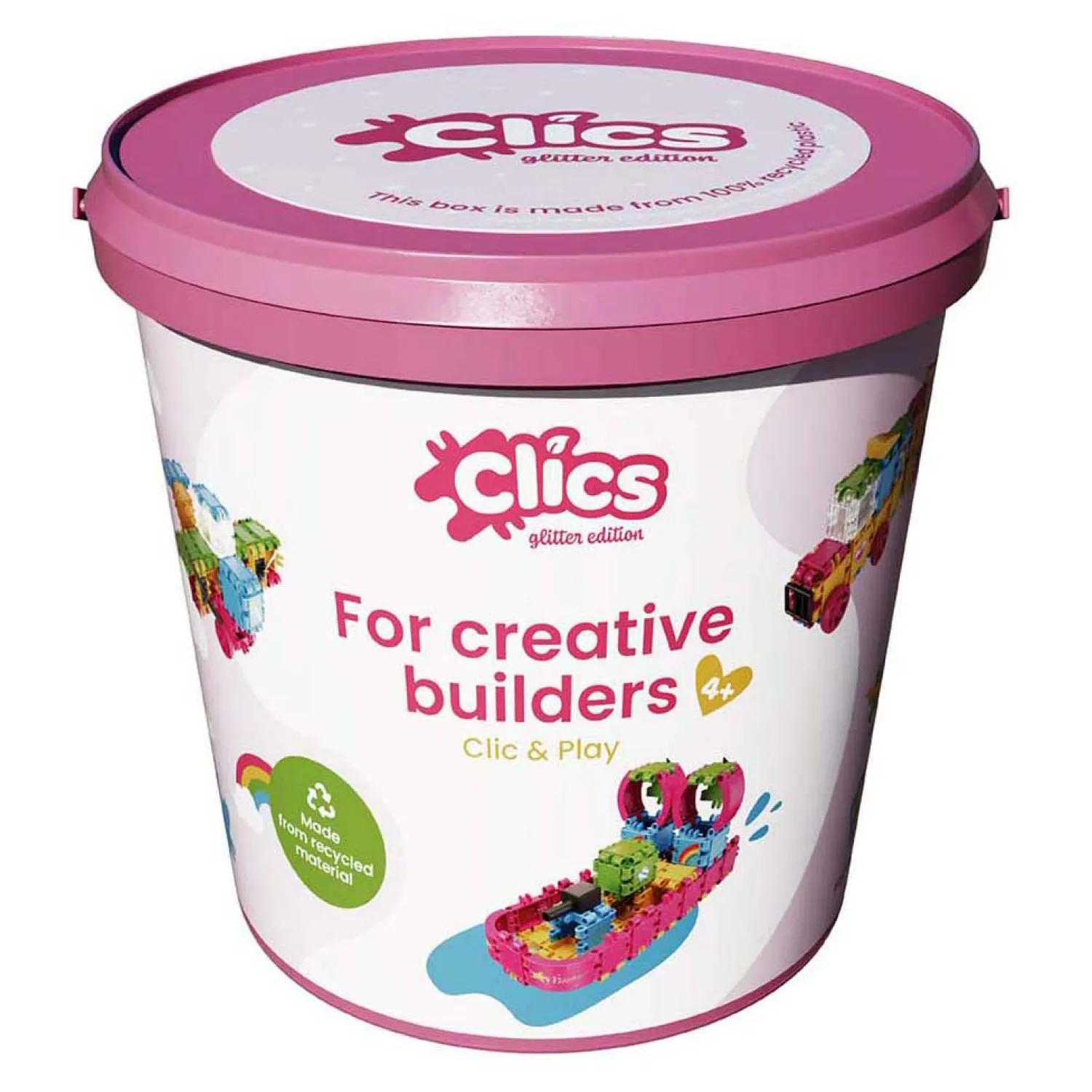 Clics Bouwblokken - Glitter Bouwset 8in1 Outlet