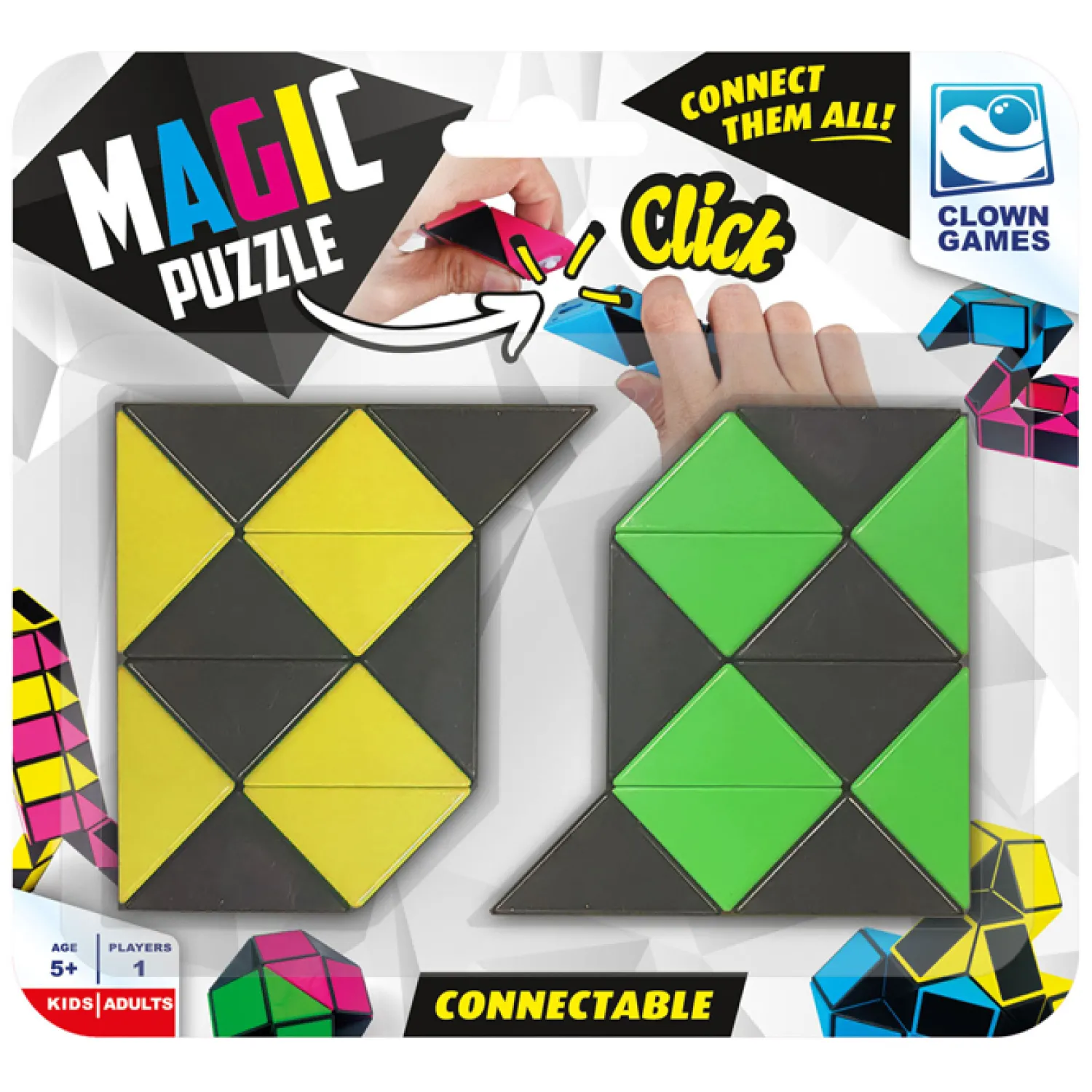 Clown Magic Puzzle Connectable 2x12-Clown Games Hot