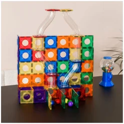 Knikkerbaan Magnetisch Bouwspeelgoed, 100dlg.-Coblo Clearance