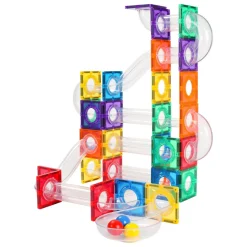 Knikkerbaan Magnetisch Bouwspeelgoed, 100dlg.-Coblo Clearance