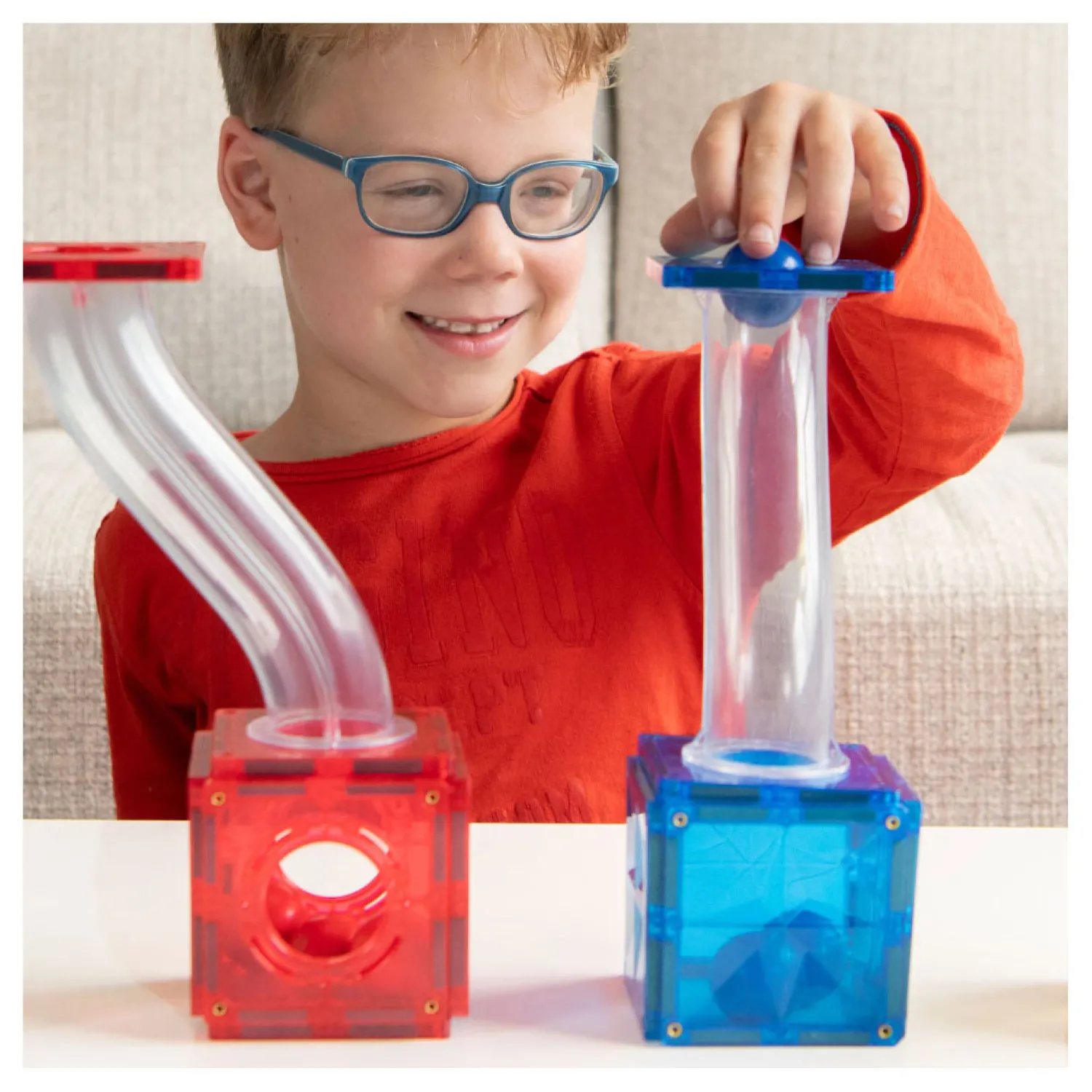 Knikkerbaan Uitbreidingsset Magnetisch Bouwspeelgoed, 35dlg.>Coblo Sale