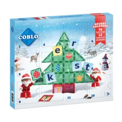 Magnetisch Bouwspeelgoed Adventskalender, 72dlg.>Coblo
