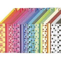 Creativ Company Color Bar Papier Print A4 100gr, 16 Vellen Hot