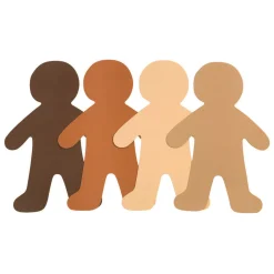 Colorations - Colours Like Me Grote Mensen Vormen, Set van 24 (4 Kleuren) Discount