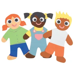 Colorations - Colours Like Me Grote Mensen Vormen, Set van 24 (4 Kleuren) Discount