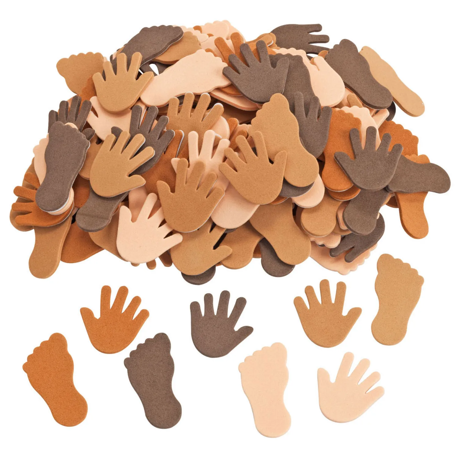 - Colours Like Me Handen en Voeten Foamstickers, 200st.-Colorations Outlet