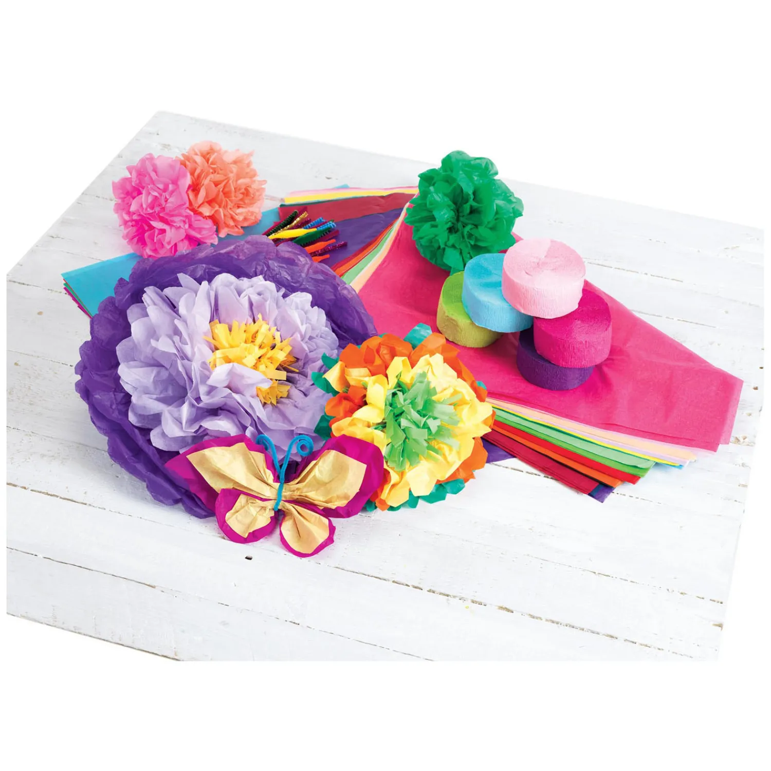 Colorations - Crepepapier Slingers Set 1, Set van 6 New