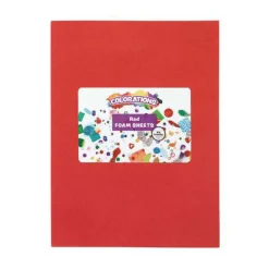 Colorations - Foam Vellen Rood, 10st. Hot
