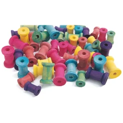 - Gekleurde Houten Klossen, Set van 50-Colorations Outlet