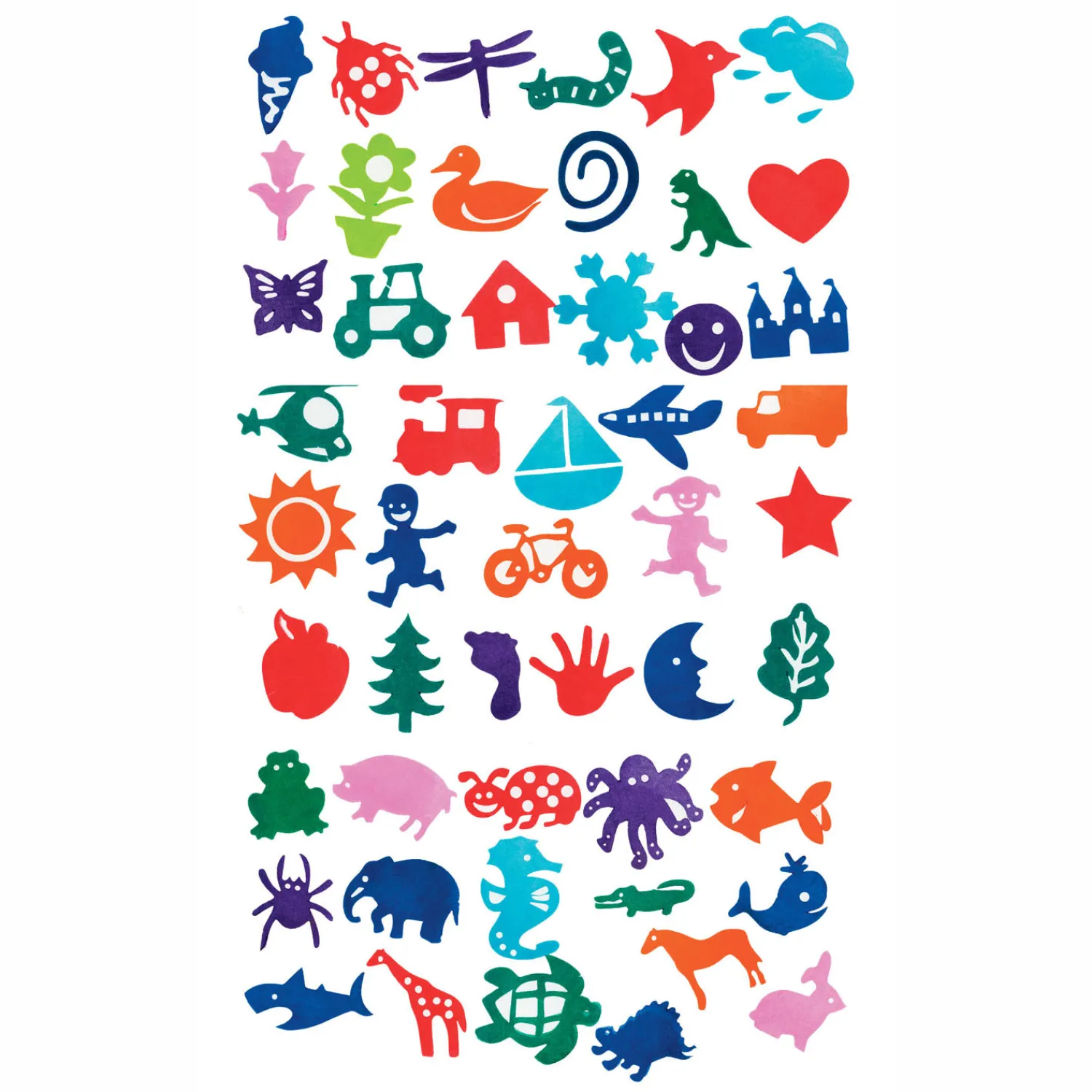 Colorations - Gemakkelijke Grip Stempels Megaset, 50st. Hot