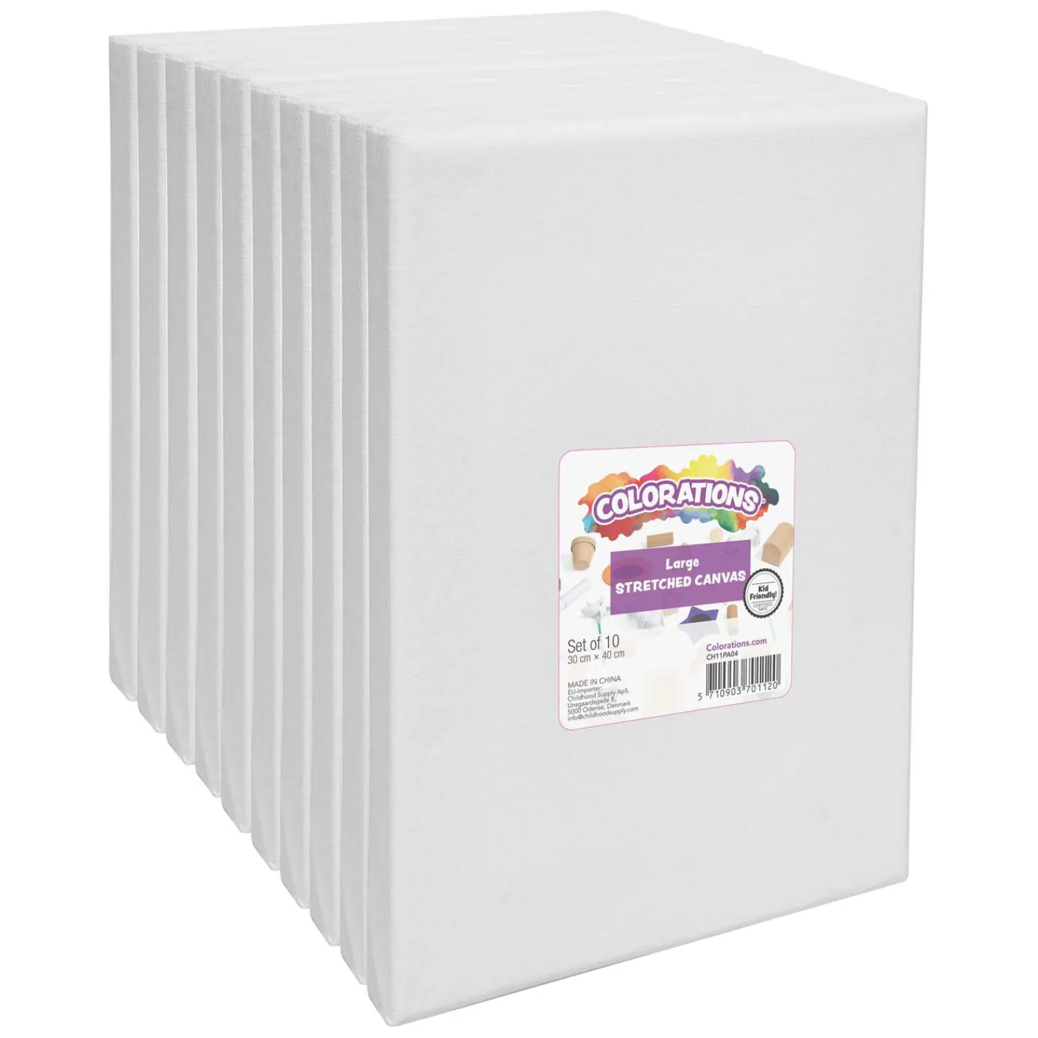 Colorations - Gespannen Canvas 30 x 40 cm, 10st. New