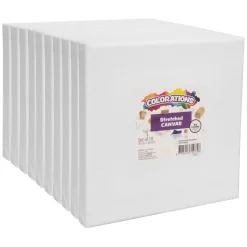 - Gespannen Canvas 20 x 20 cm, 10st.-Colorations Hot