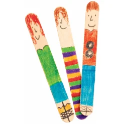 Colorations - Grote Houten Knutselstokjes, Set van 100 Online