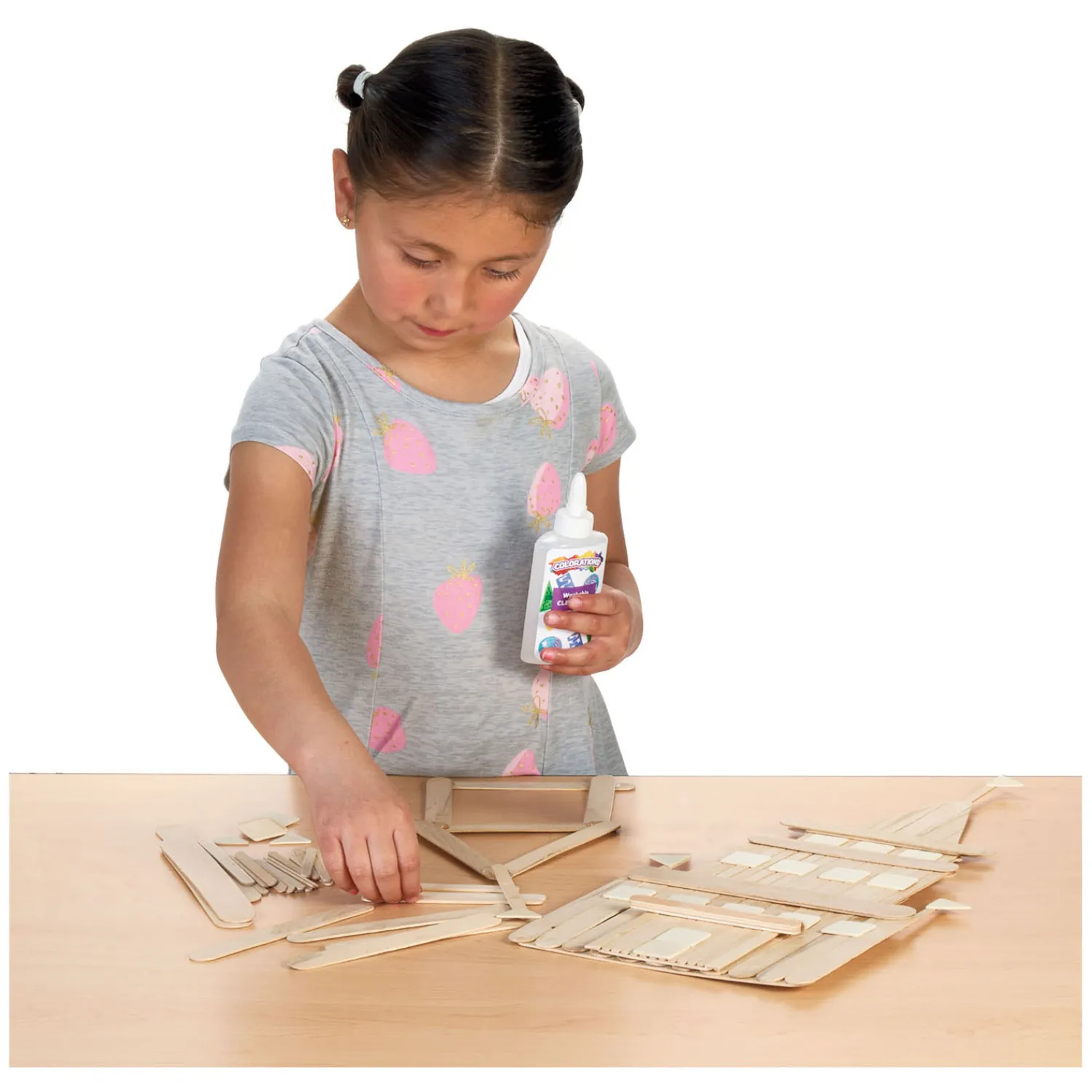 - Houten Knutselstokjes Divers Klaslokaalset, 1200st.-Colorations New