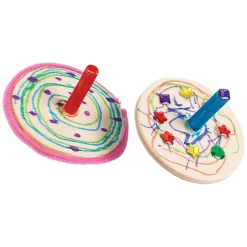 Colorations - Houten Tollen, Set of 24 Hot