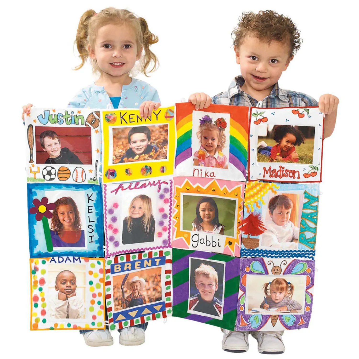 Colorations - Klaslokaal Fotodeken, 12dlg. New