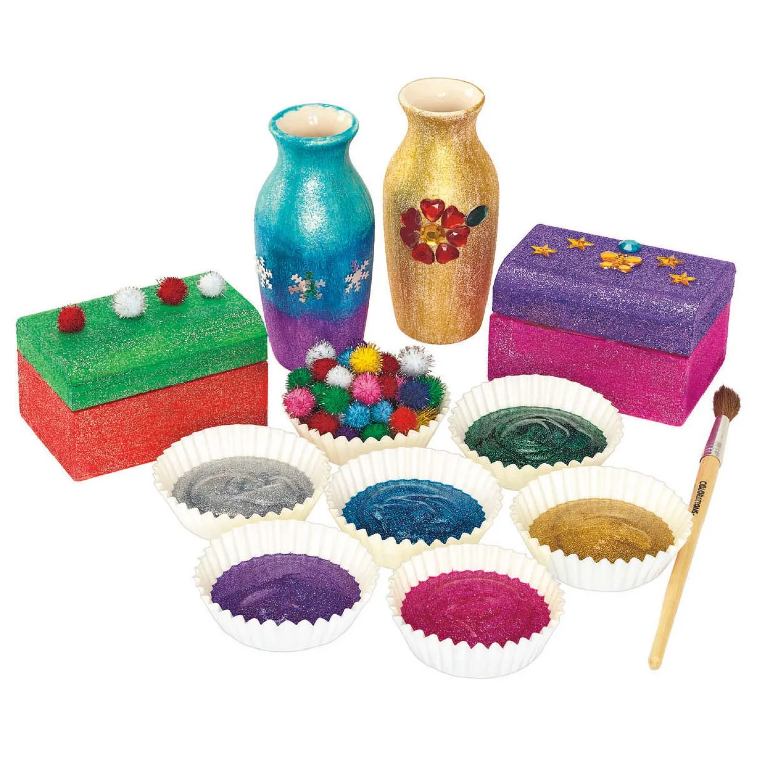 - Knutsel Cupjes, Set van 100-Colorations Hot