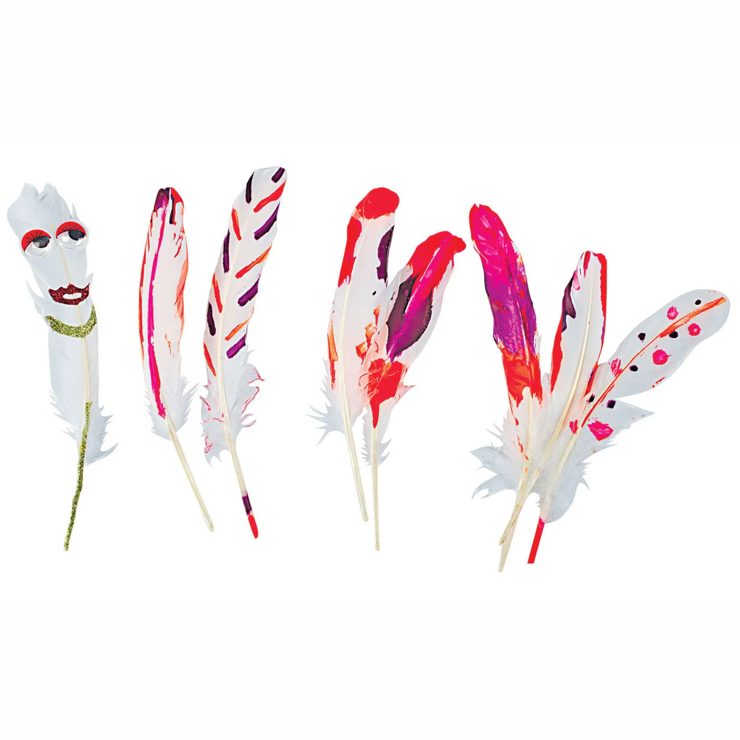 - Natuurlijke Witte Veren, 48st.>Colorations Clearance