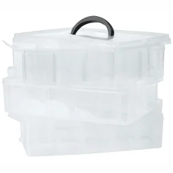 Colorations - Opbergkoffer Knutselmateriaal 3-laags Clearance