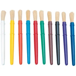 Colorations - Plastic Dikke Verfkwasten, 10st. Sale