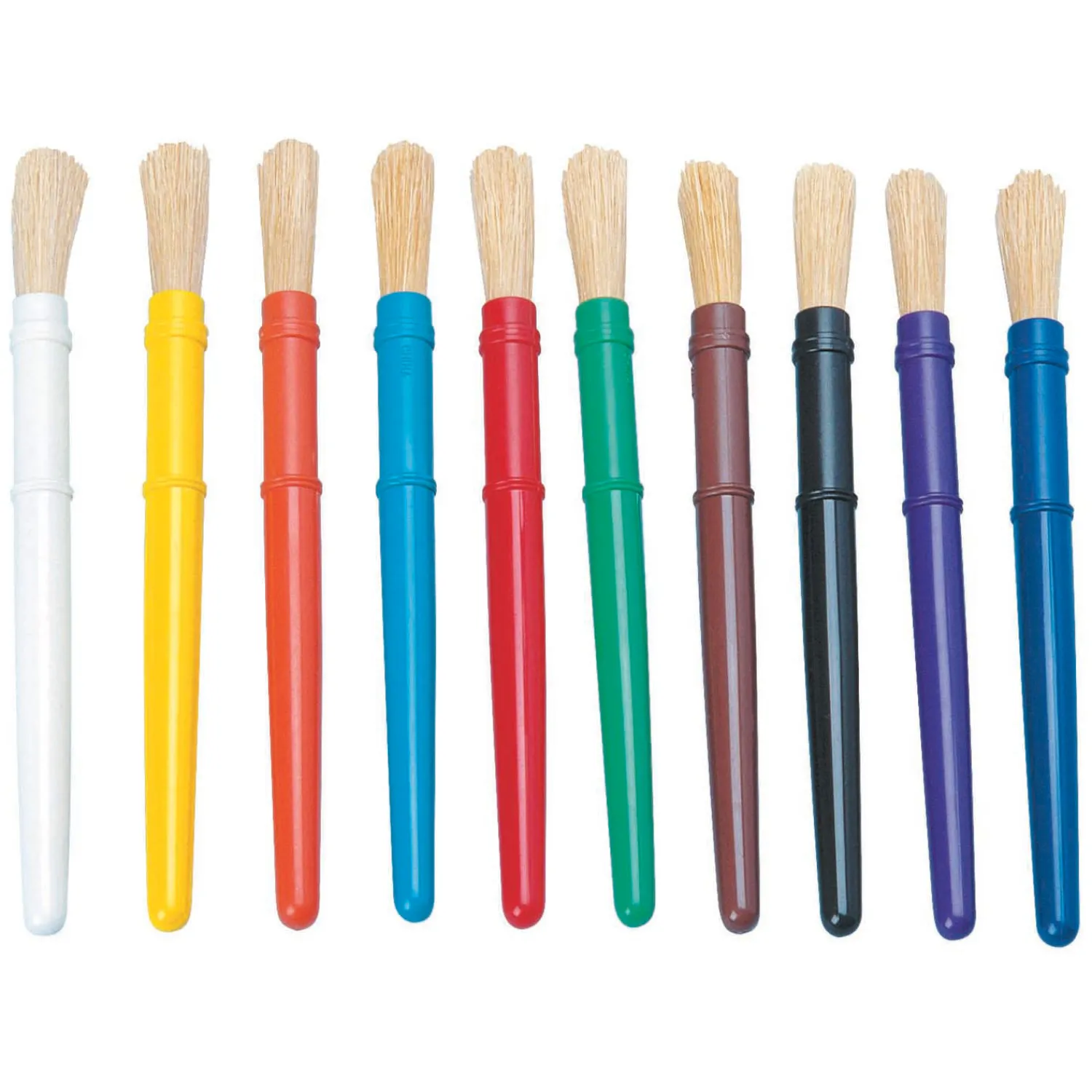 Colorations - Plastic Dikke Verfkwasten, 10st. Sale
