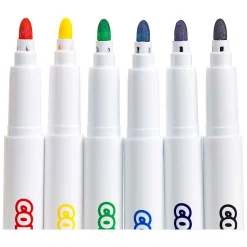 Colorations - Textielstiften Primaire Kleuren - 6 Kleuren Best