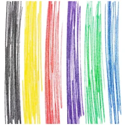 Colorations - Textielstiften Primaire Kleuren - 6 Kleuren Best