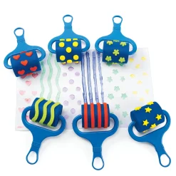 Colorations - Verfrollers met Patroon, Set van 6 Best