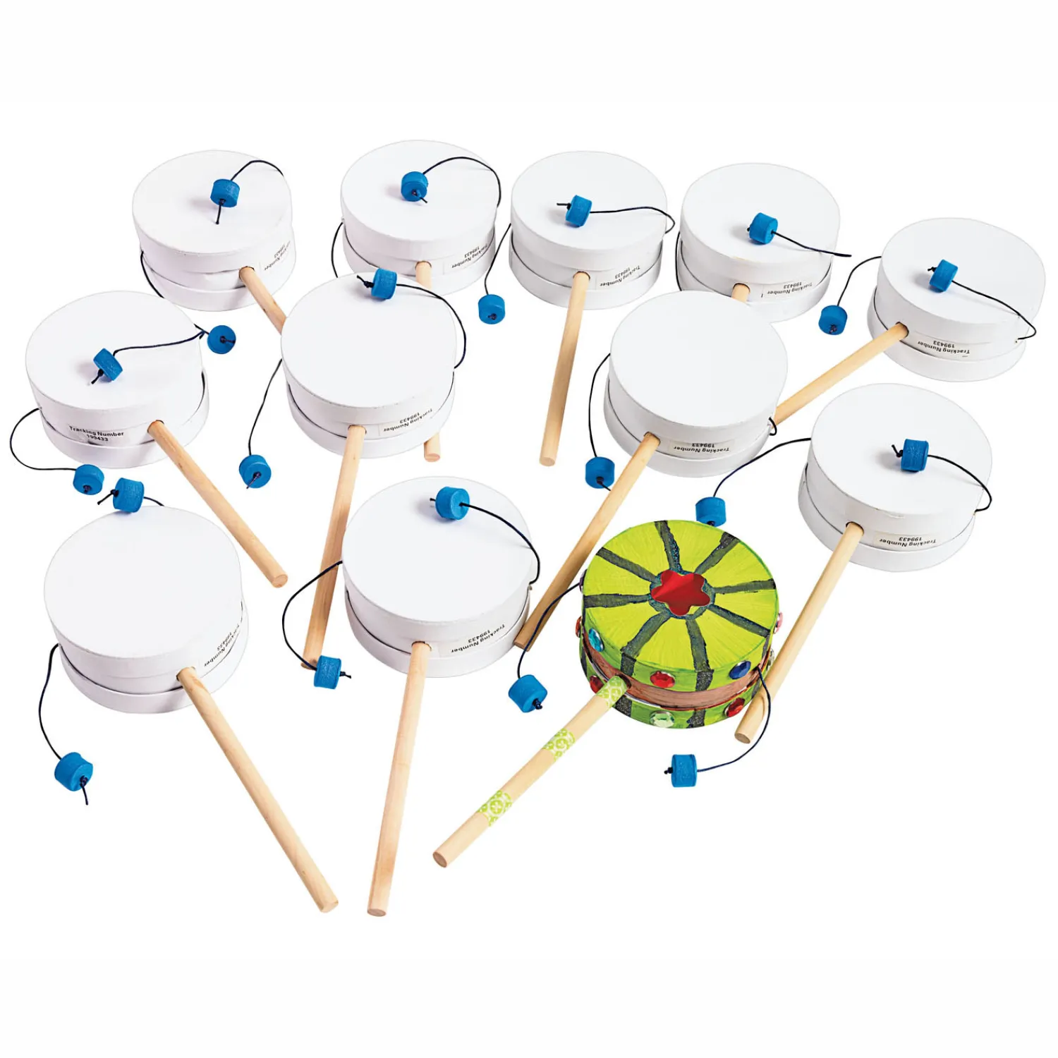 Colorations - Versier je eigen Apentrommel, Set van 12 Outlet