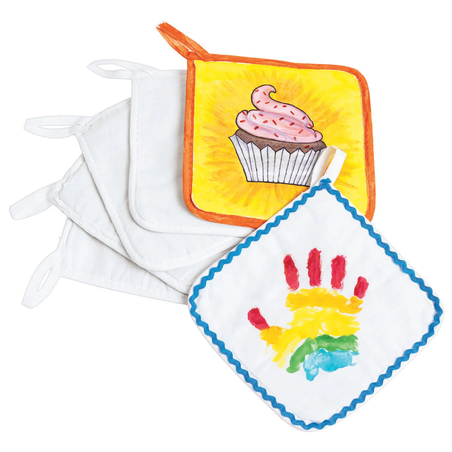 - Versier je Eigen Pannenlap, Set van 12st.>Colorations Hot