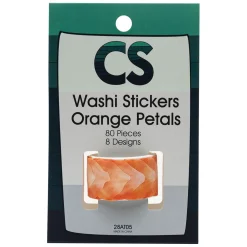 Colorations - Washi Stickers - Oranje Bloemblaadjes, 80st. Online