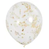 Confetti Ballonnen Goud, 6st.-Haza Witbaard Discount