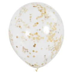 Confetti Ballonnen Goud, 6st.-Haza Witbaard Discount
