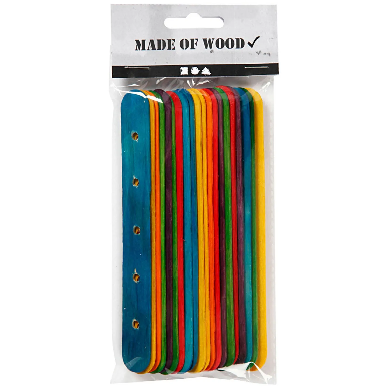 Constructiestokjes, diverse kleuren, 20st.-Creativ Company Best