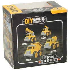 Constructiewagen met Schroefbare Wielen - Geel Outlet