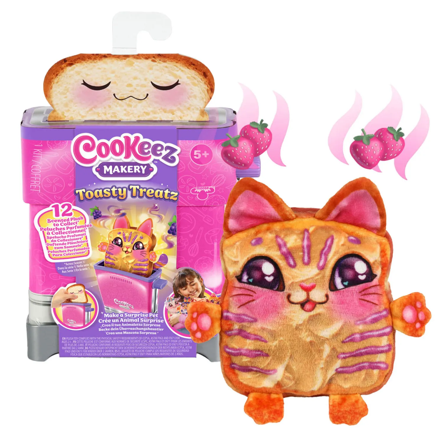 Moose Toys Cookeez Makery Toasty Treatz - Maak een Verrassings Pluchen Dier Best