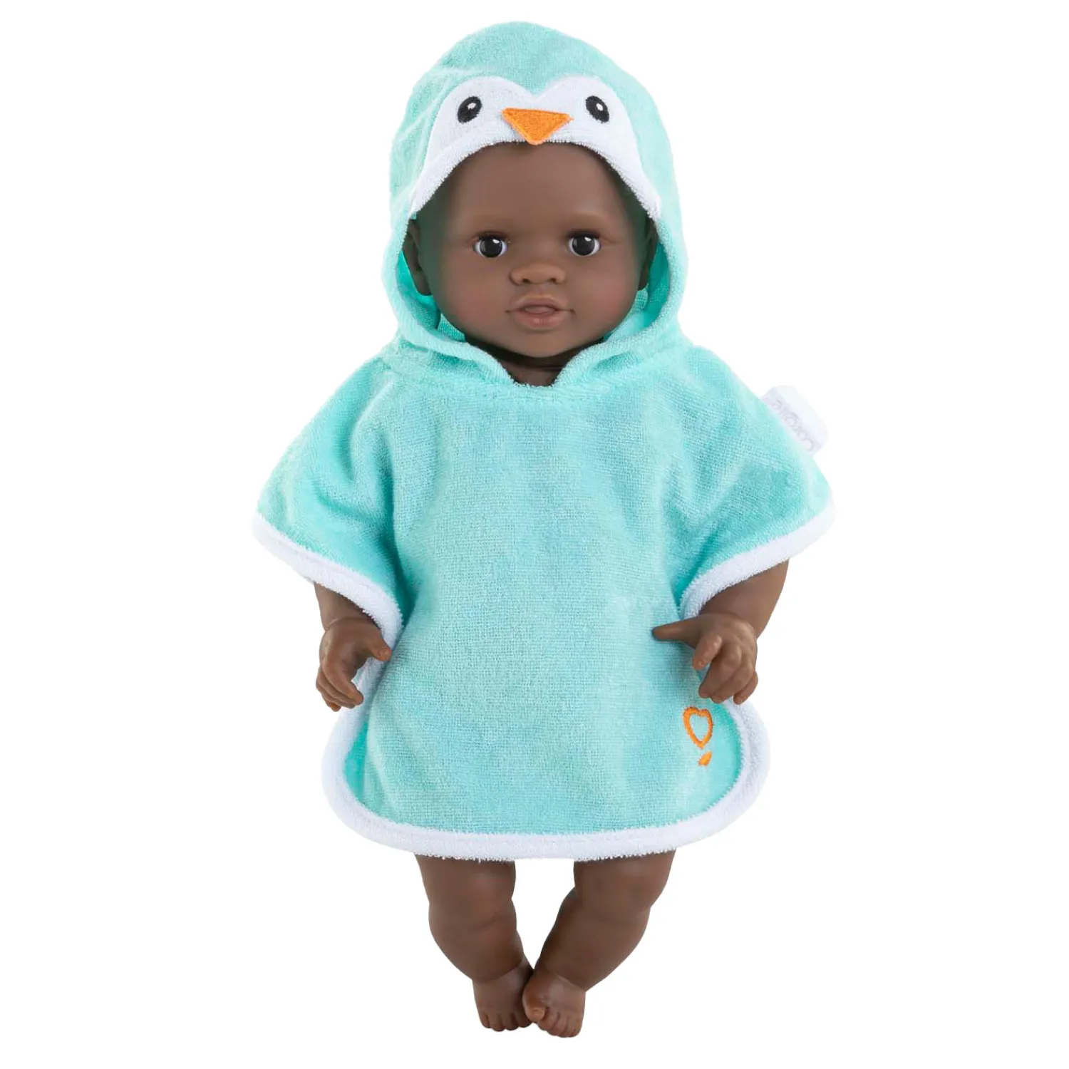 Badcape voor Babypop - Pinguin, 30cm-Corolle Clearance