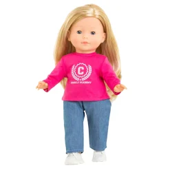 Fuchsia T-shirt voor Poppen, 36cm><noscript><img width=